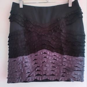 Bcbgmaxazria Runway 2009 Silk Mesh Tier Skirt 4